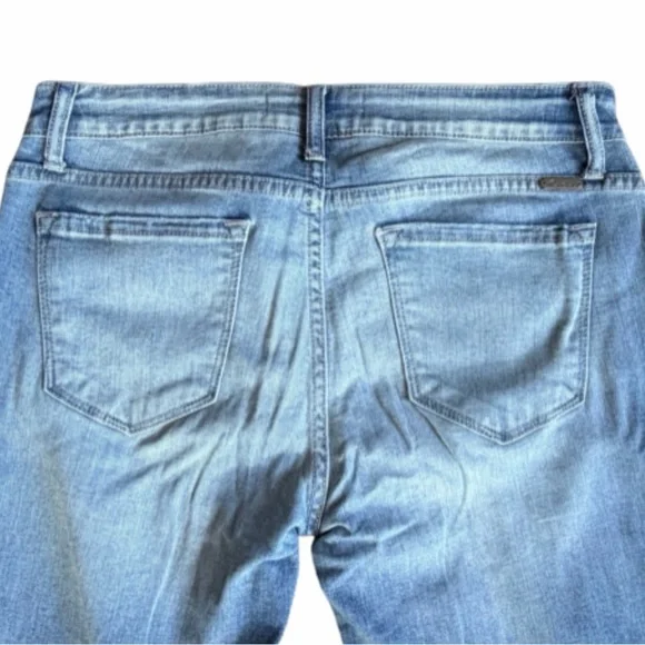 KanCan Light Blue Distressed Boyfriend Jeans - Picture 3 of 6